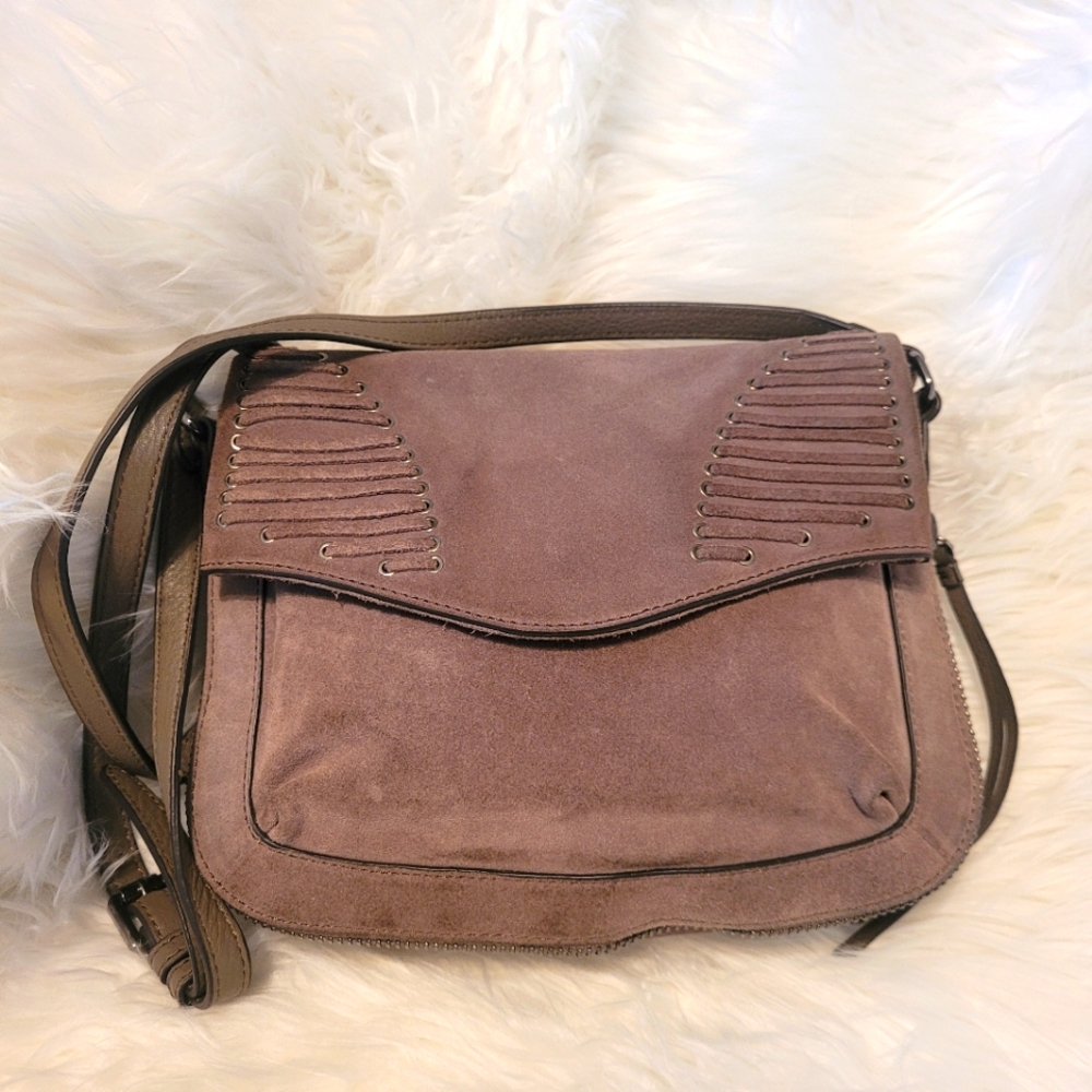 Vince Camuto Crossbody Beige Brown Good Preloved